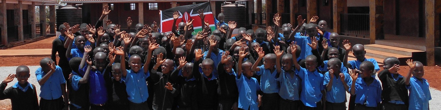 Children at Ngambenyi school in Kenya